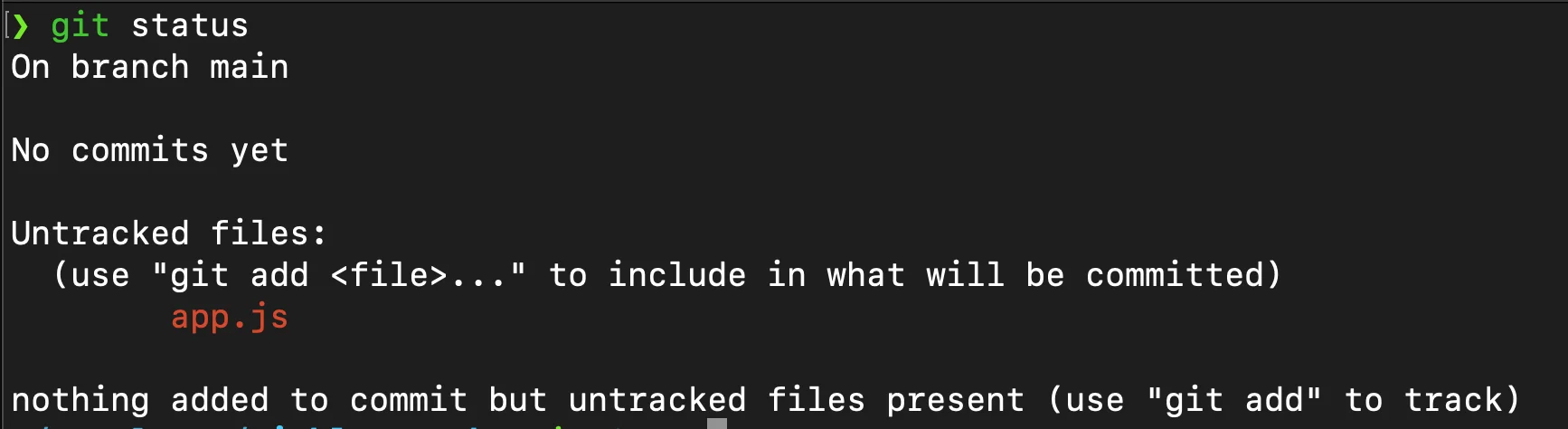 Git status